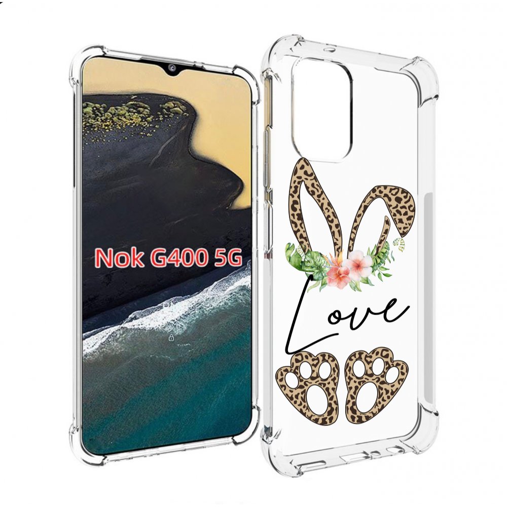 

Чехол MyPads золотые-лапки-и-ушки для Nokia G400 5G, Прозрачный, Tocco