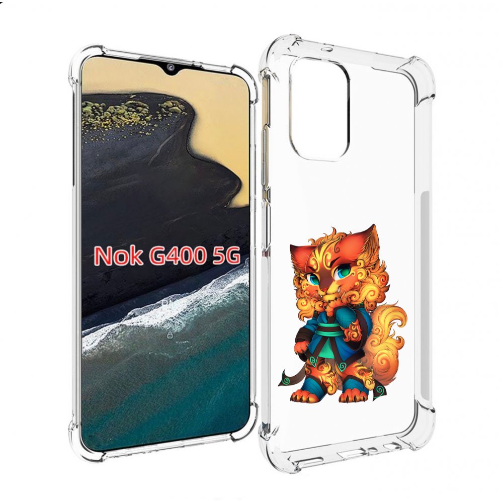 

Чехол MyPads золотой-кот для Nokia G400 5G, Прозрачный, Tocco