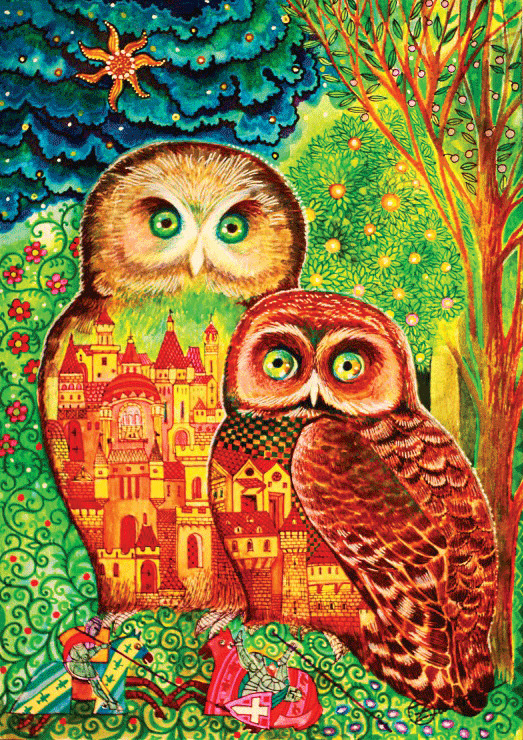 

Пазл Bluebird Owls 1000 эл. BL70414