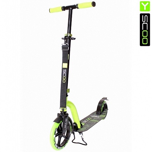 

Самокат Y-SCOO RT 230 SLICKER NEW Technology (green), Черный;зеленый