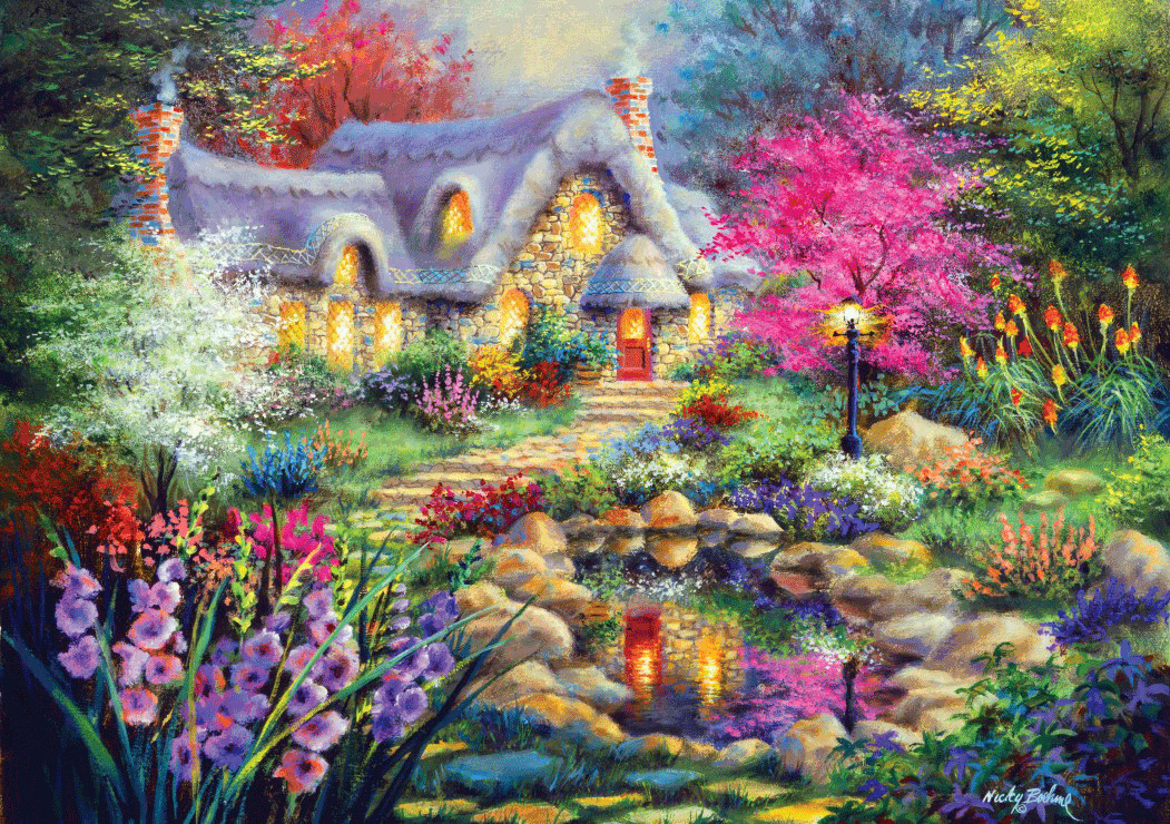 

Пазл Bluebird Cottage Pond 1500 эл. BL70060