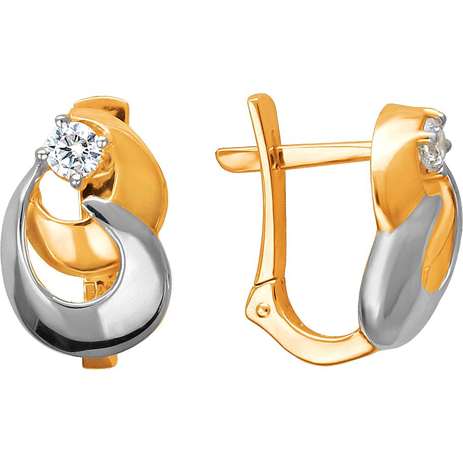 

Серьги женские из золота Эстет 01С1112313Р, фианит, 01С1112313Р