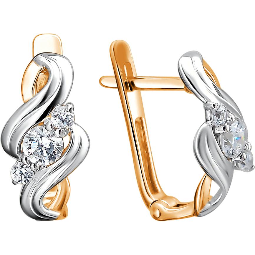 

Серьги женские из золота Эстет 01С1112307Р, фианит, 01С1112307Р