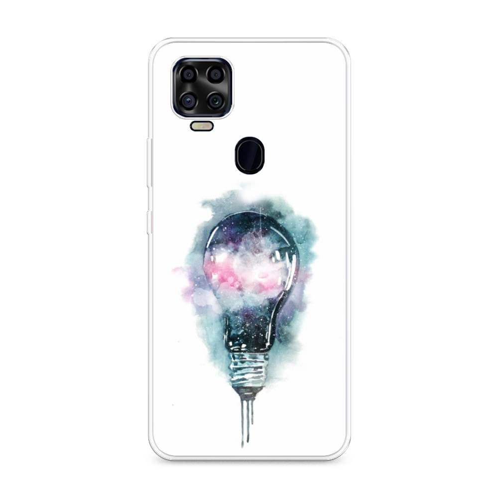 

Чехол на ZTE Blade V2020 "Волшебная лампа", Белый;серый, 134350-4