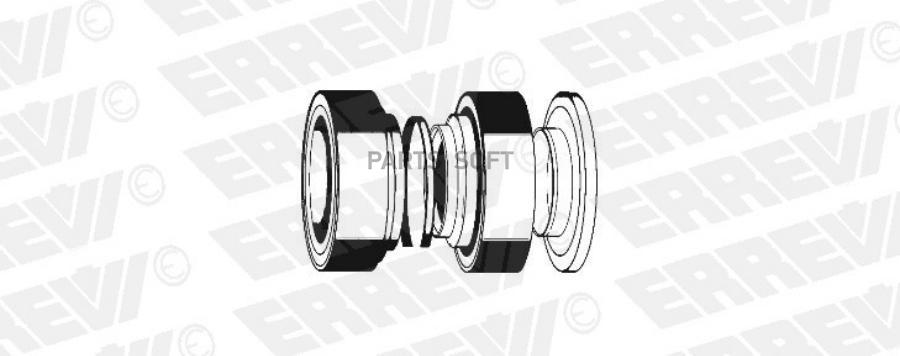 ERREVI Подшипник ступицы, комплект 728700