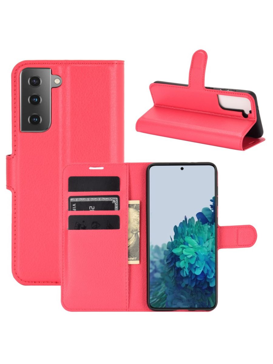 

Brodef Wallet чехол книжка для Samsung Galaxy S21 Plus/S21+ фиолетовый