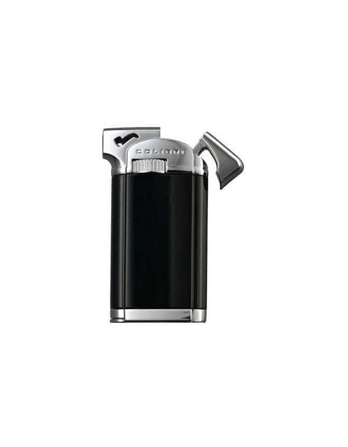 Зажигалка Colibri CONNAUGHT II black lacquer, polished chrome