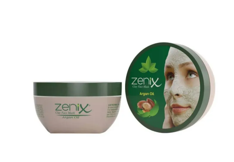 Очищающая глиняная маска с экстрактом арганового масла Zenix Clay Face Mask Argan Oil