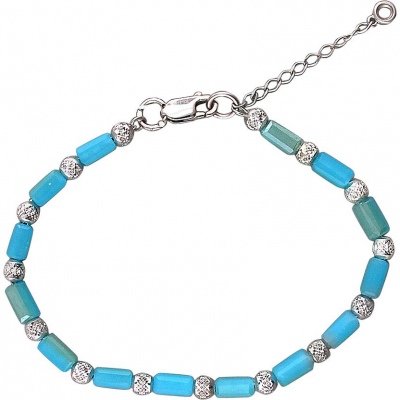 

Браслет из серебра с Swarovski р. 18 Эстет 01Б251889, 01Б251889