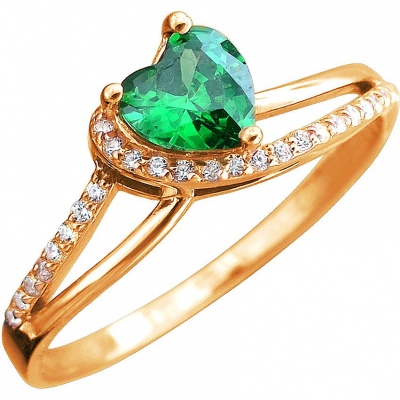 

Кольцо из серебра с фианитом р. 17,5 Эстет 01К256244А-2, 01К256244А-2
