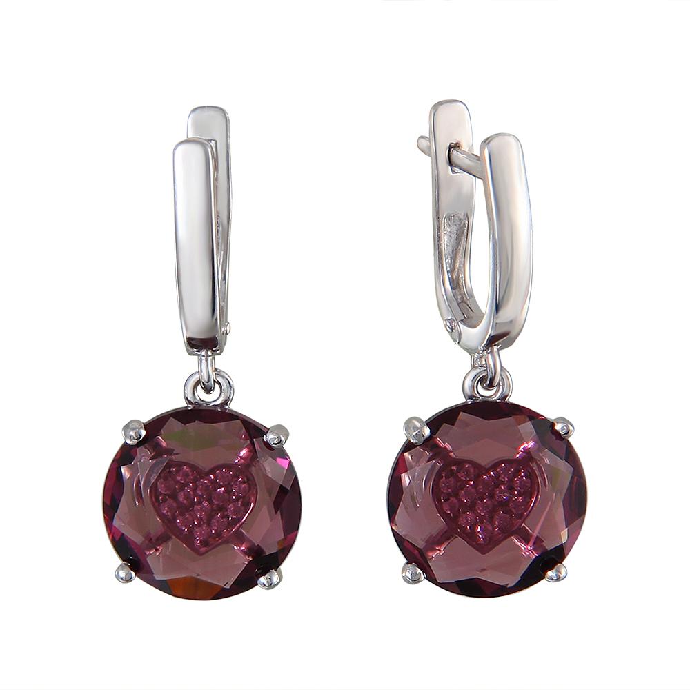 

Серьги женские из серебра Эстет С16С253131, фианит/алпанит, С16С253131