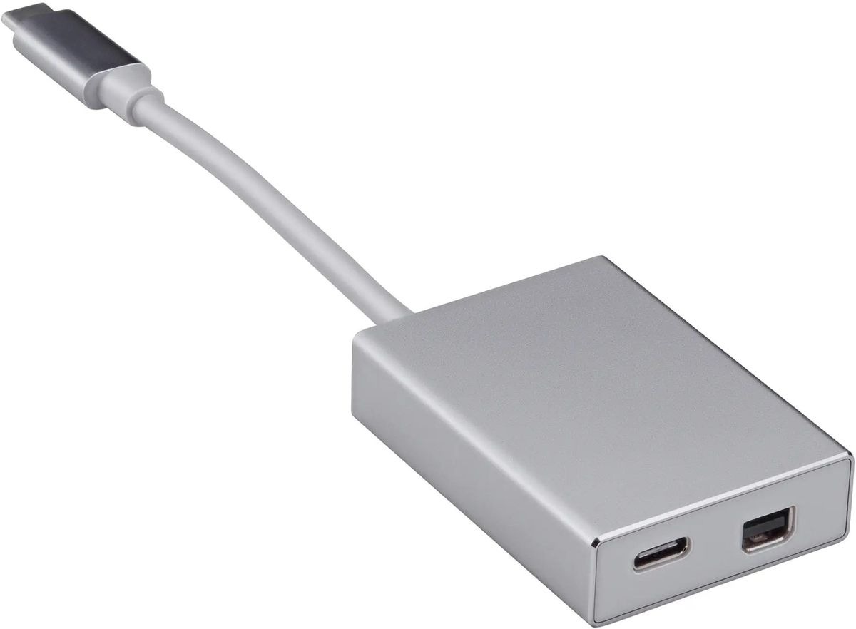 

Адаптер Buro USB Type-C m - miniDisplayPort f, 0.1м, серебристый bhp, Адаптер Buro USB Type-C (m) - miniDisplayPort (f), 0.1м, серебристый [bhp]