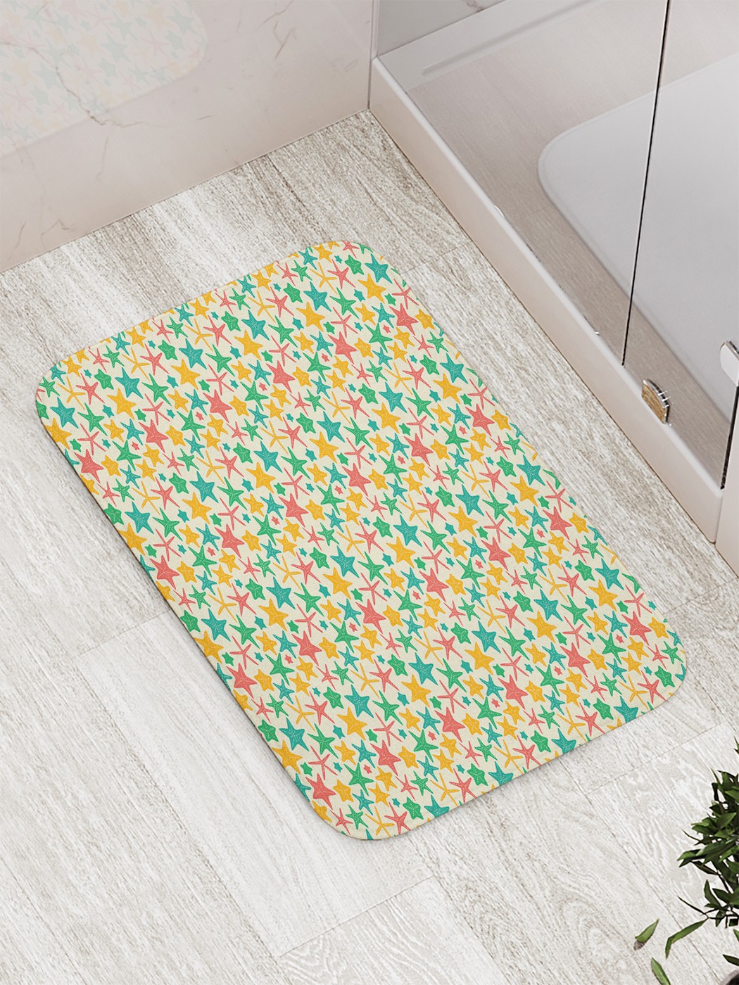 

bath_66357 Коврик противоскользящий для ванной, сауны, бассейна, 77х52 см
