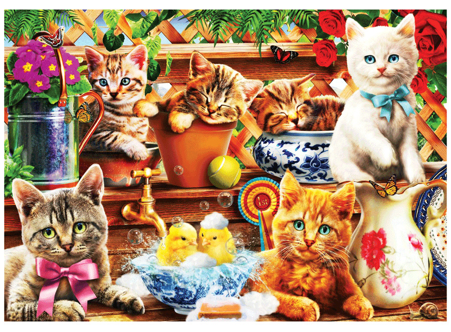

Пазл Bluebird Kittens in the Potting Shed 1000 эл. BL70241-P
