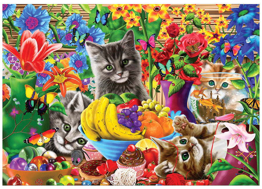 

Пазл Bluebird Kitten Fun 1000 эл. BL70183