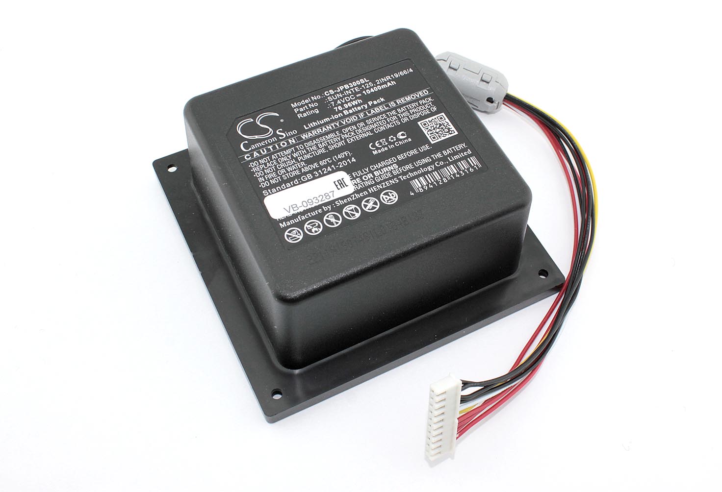 

Аккумулятор CameronSino CS-JPB300SL для JBL PartyBox 300 7.4V 10400mAh / 76.96Wh, CS-JPB300SL для JBL PartyBox 300