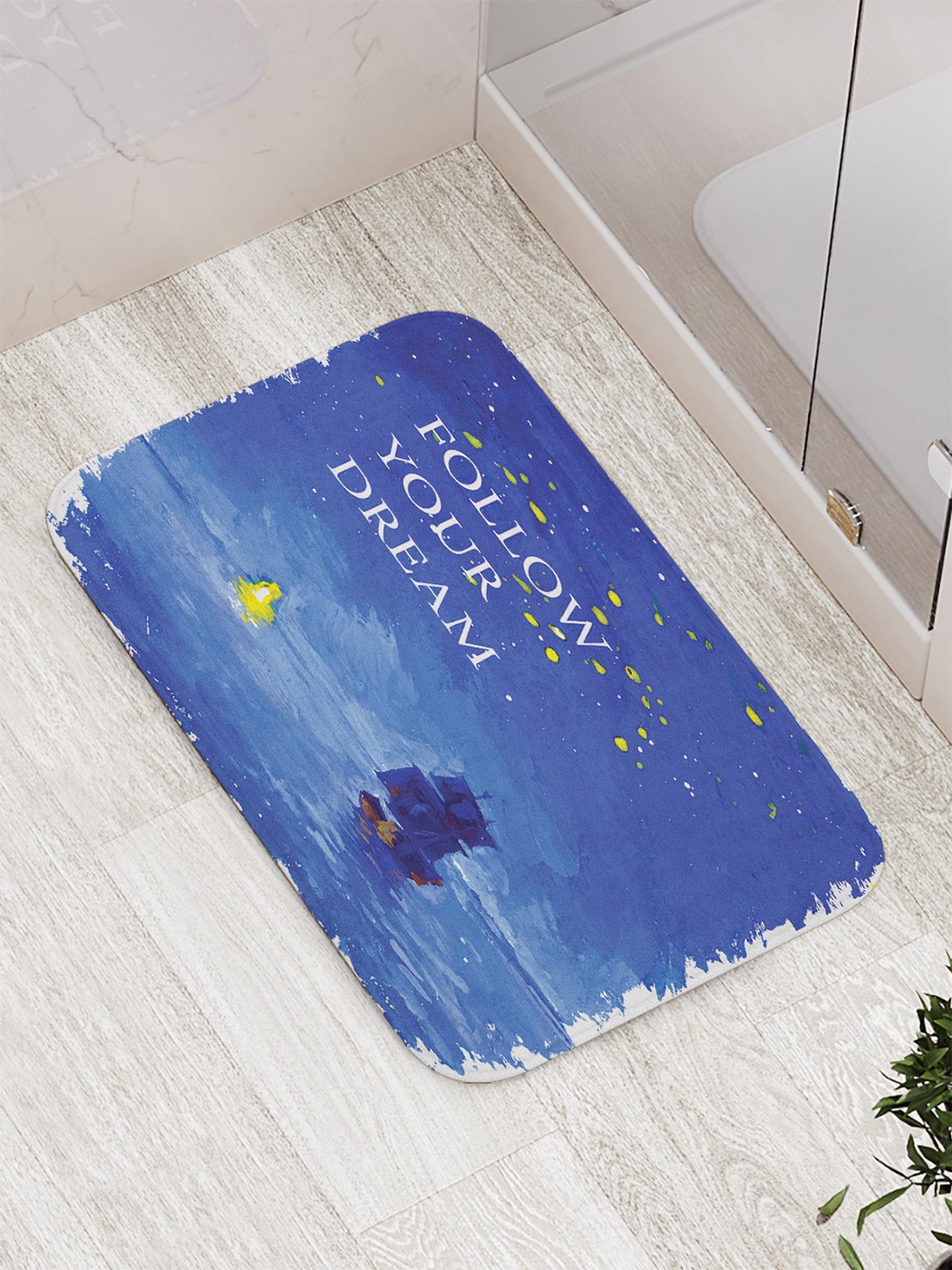 

bath_66304 Коврик противоскользящий для ванной, сауны, бассейна, 77х52 см