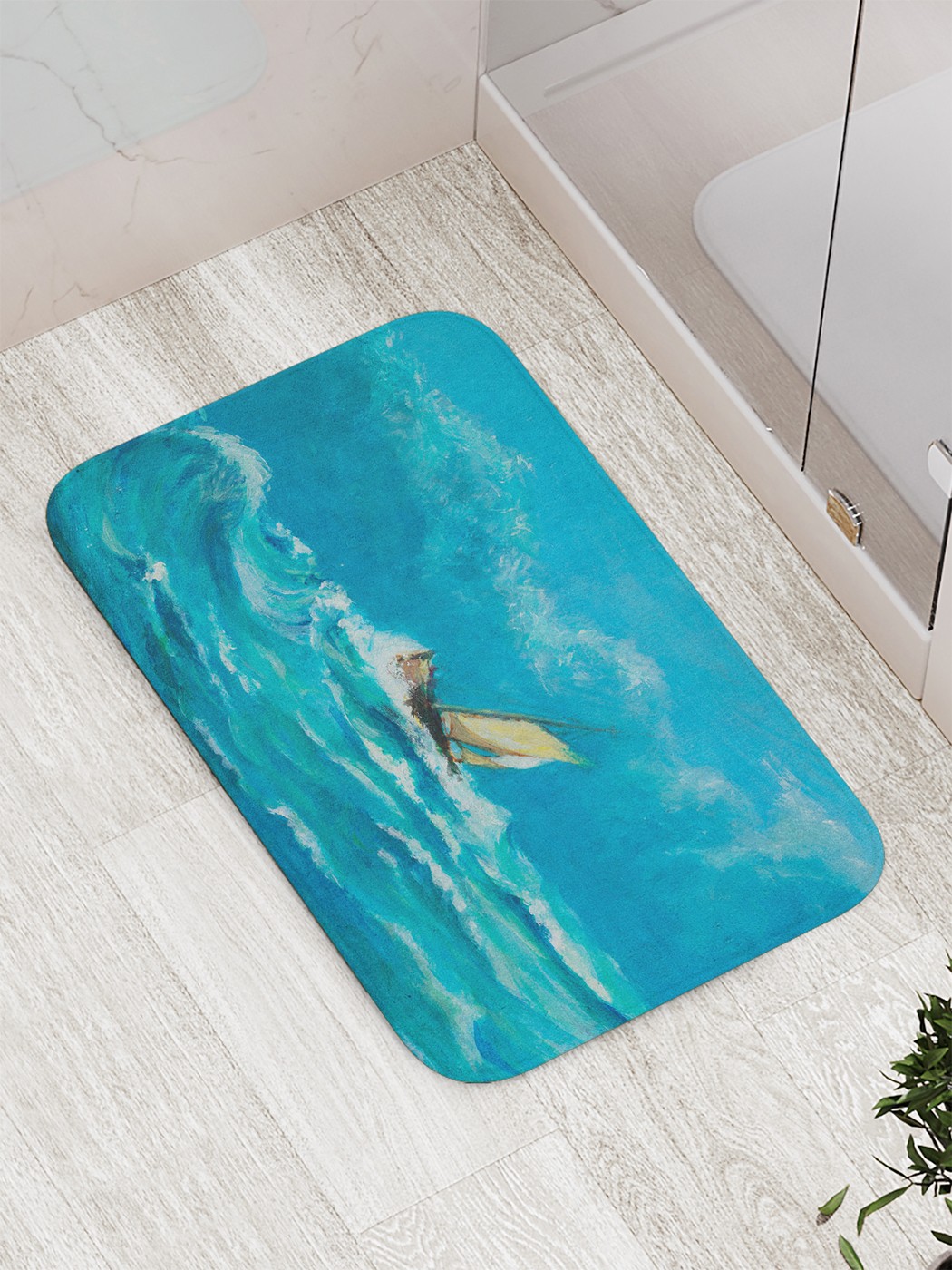 

bath_66303 Коврик противоскользящий для ванной, сауны, бассейна, 77х52 см