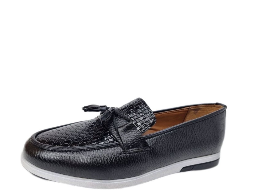 

Лоферы мужские ENRICO FANTORY 403 черные 42 RU, Черный, 403