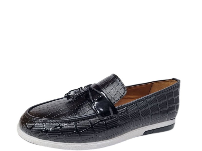 

Лоферы мужские ENRICO FANTORY 403 черные 44 RU, Черный, 403