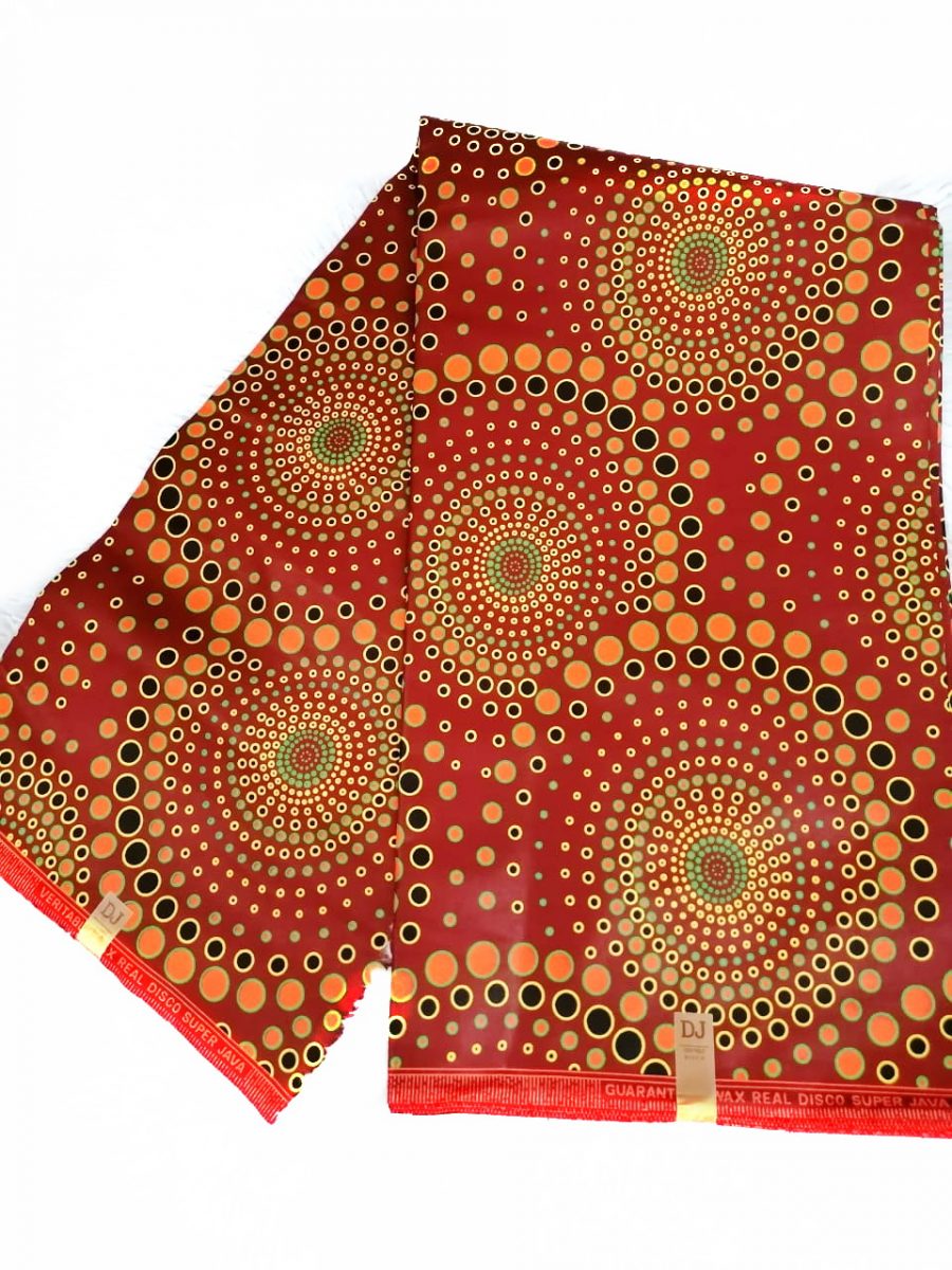 

Хлопковая ткань Etnotextil Digital Wax Print Red Glow 1,7 х 5,5 м., Digital Wax Print