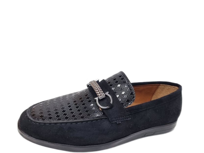 

Лоферы мужские ENRICO FANTORY 401 черные 40 RU, Черный, 401