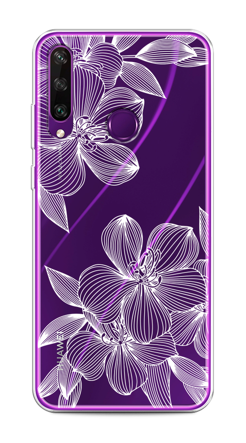

Чехол на Huawei Y6p "Крокус", Белый;прозрачный, 6103250-1