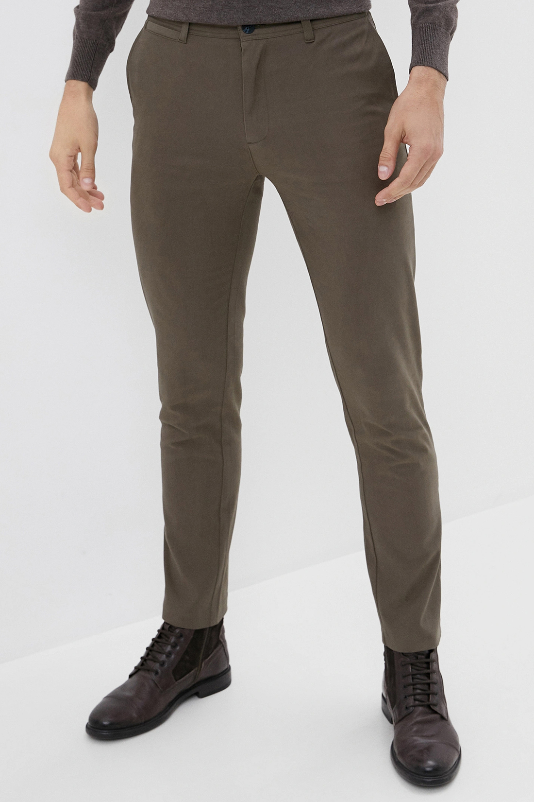 

Брюки мужские Baon B790514 зеленые 3XL, B790514