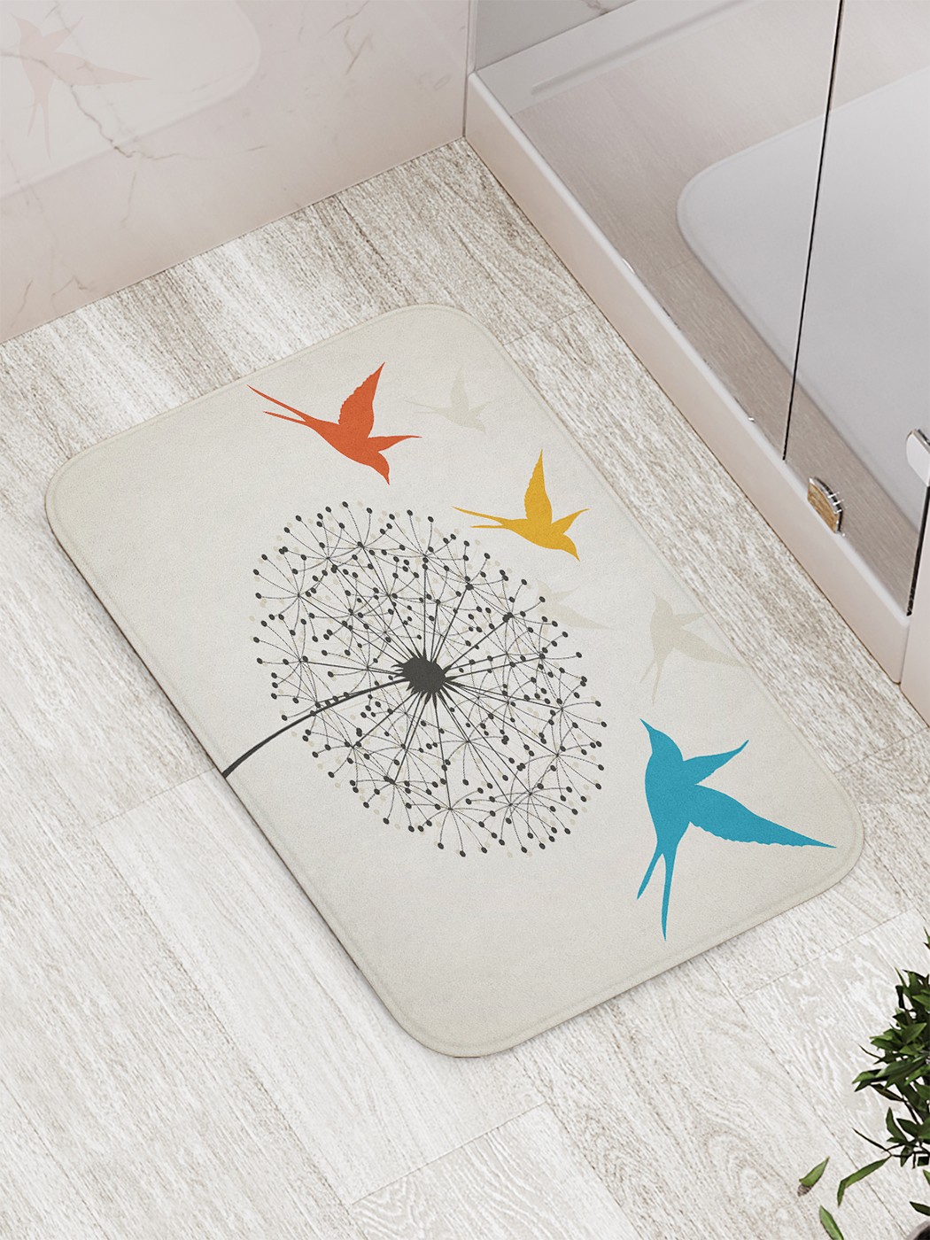 

bath_66172 Коврик противоскользящий для ванной, сауны, бассейна, 77х52 см