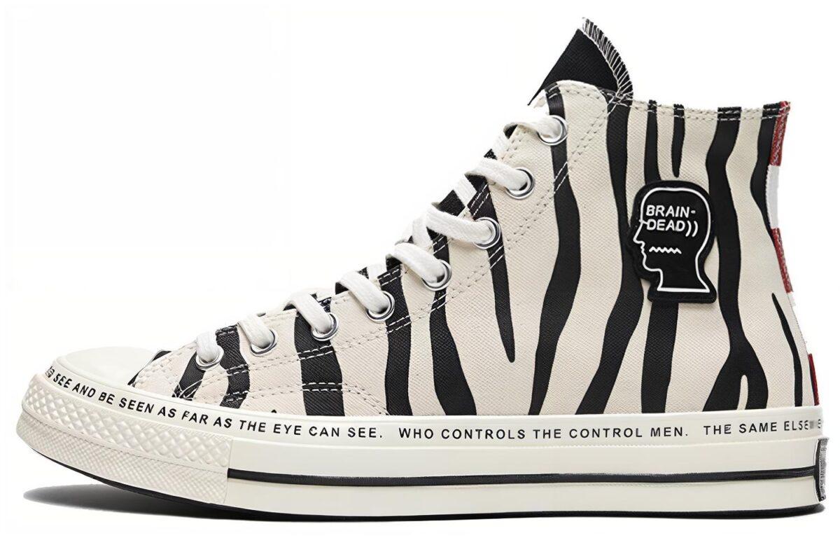 

Кеды унисекс Converse Brain Dead Chuck 1970s белые 46.5 EU, Белый, Brain Dead Chuck x Converse 1970s