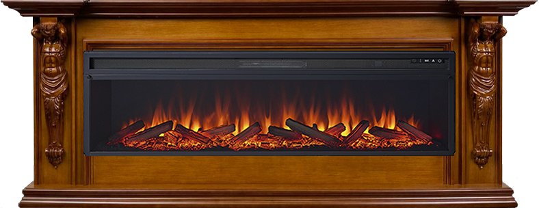 

Каминокомплект Sparta 60 - Орех с очагом Vision 60 LOG LED