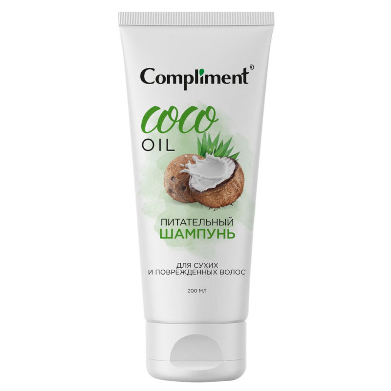 Купить Compliment Coco Oil Питательный шампунь для сухих и поврежденных волос 200 мл, Тимекс