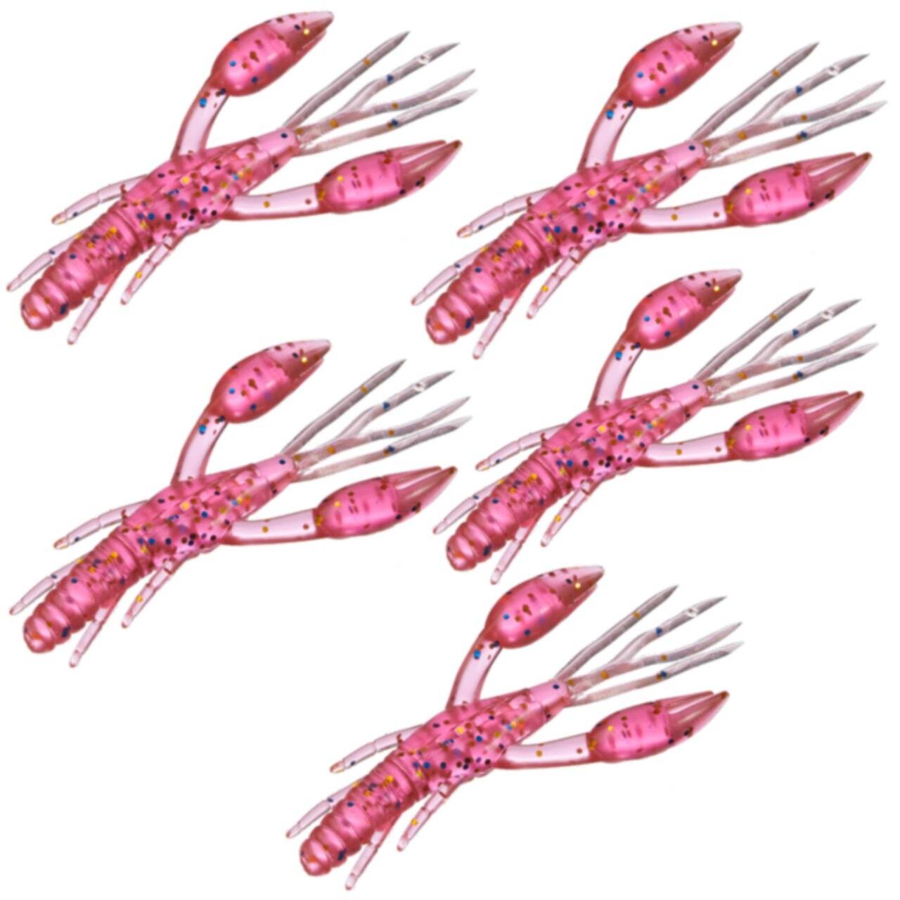 фото Твистер силиконовый рак, мягкая приманка. набор 5 шт nobrand