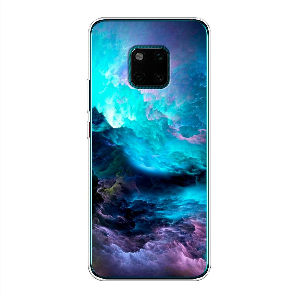 

Чехол Awog на Huawei Mate 20 Pro "Бирюзовое небо", Фиолетовый;черный, 67050-4