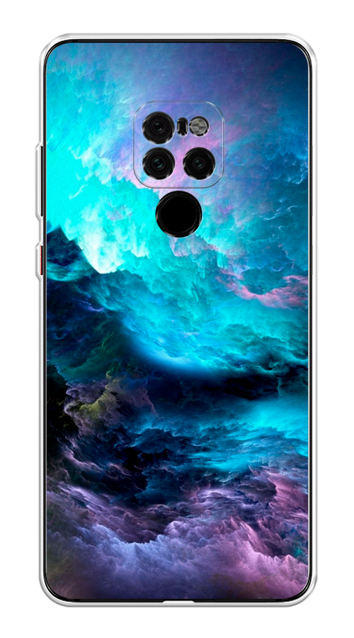 

Чехол Awog на Huawei Mate 20 "Бирюзовое небо", Фиолетовый;черный, 66850-4