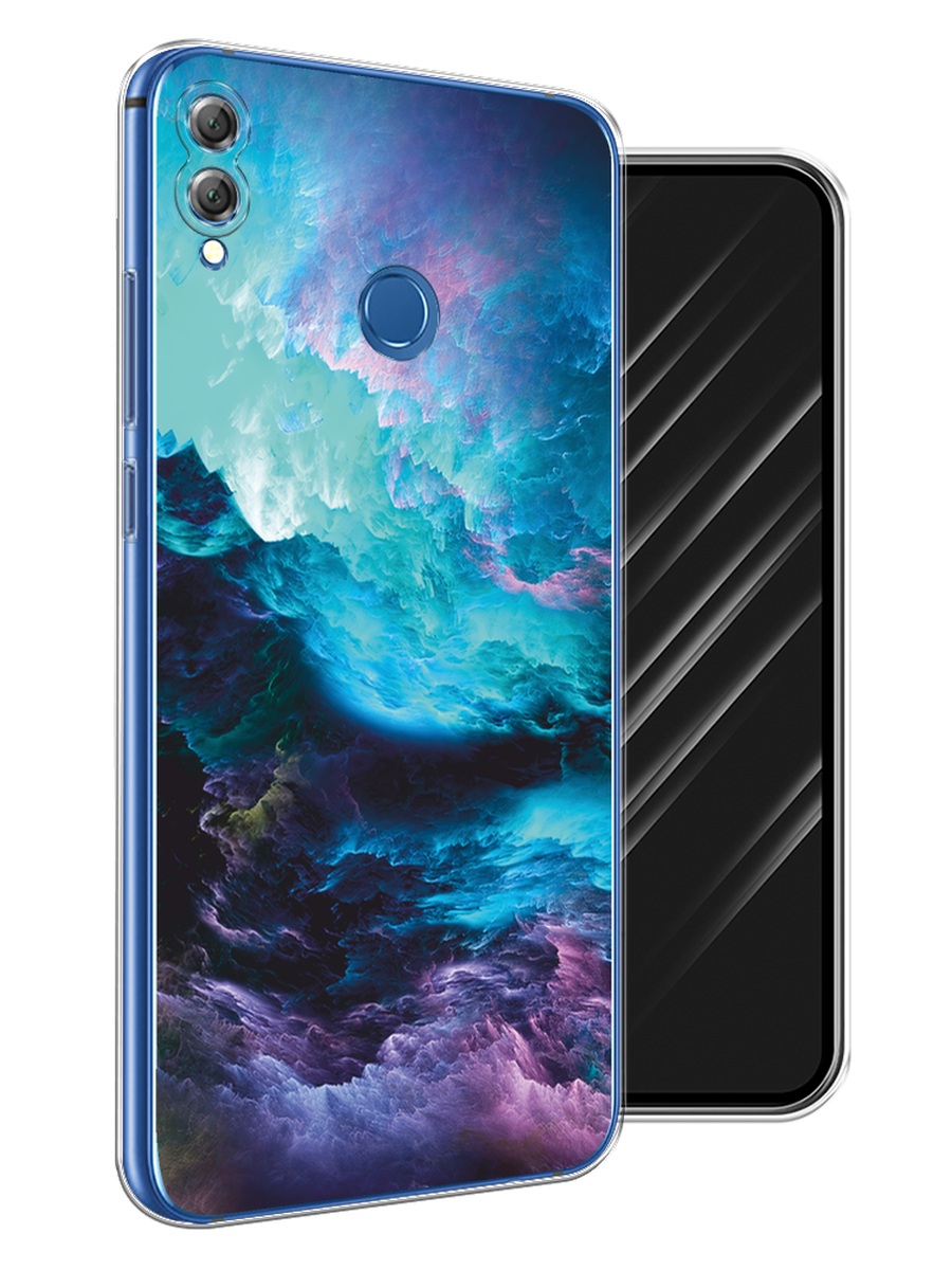 

Чехол Awog на Honor 8X "Бирюзовое небо", Фиолетовый;черный, 66750-4