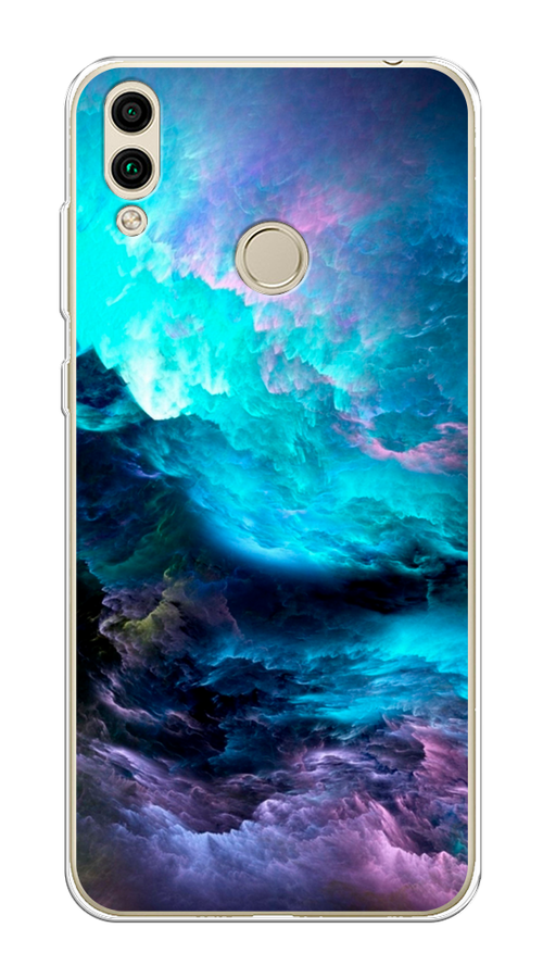 

Чехол Awog на Honor 8C "Бирюзовое небо", Фиолетовый;черный, 67150-4