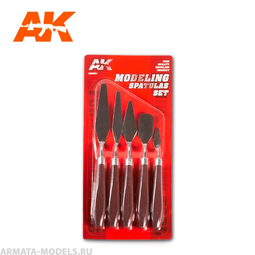 

AK9051 MODELING SPATULAS SET