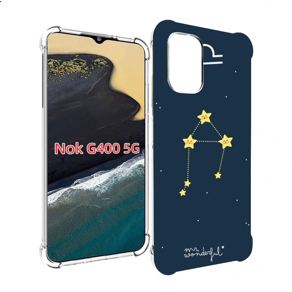 

Чехол MyPads знак-зодиака-весы-1 для Nokia G400 5G, Прозрачный, Tocco
