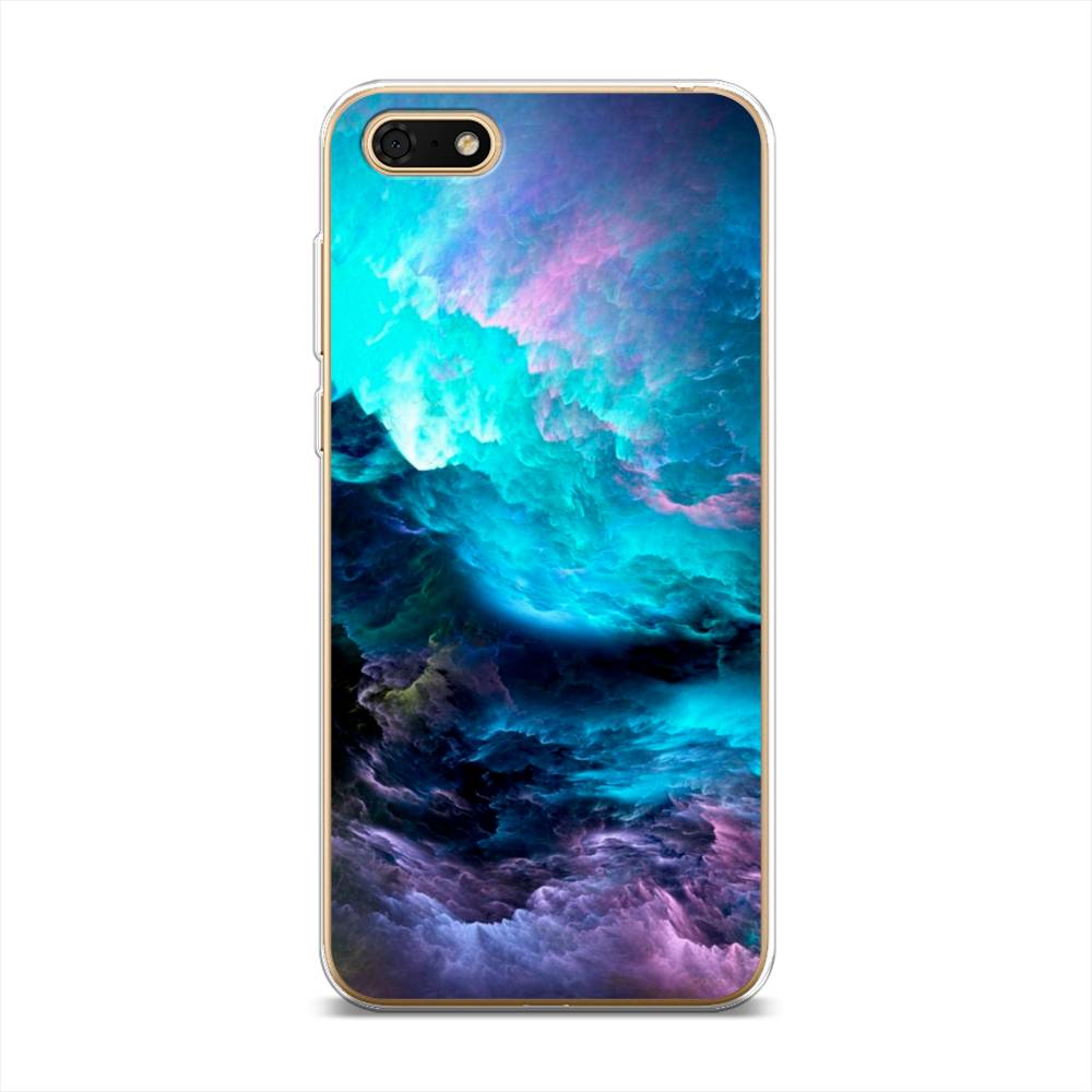 

Чехол Awog на Honor 7A Prime "Бирюзовое небо", Фиолетовый;черный, 6105850-4