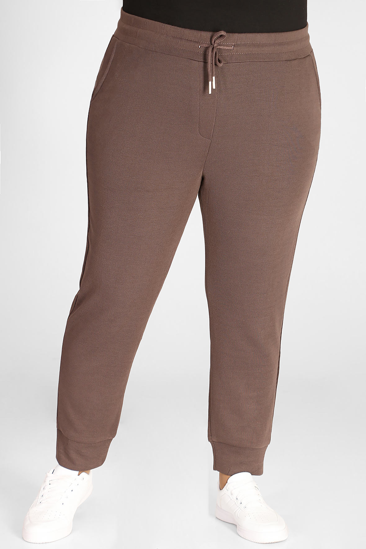 

Спортивные брюки женские AlmondShop 1Д-98 2506.52.С1 коричневые 58 RU, Коричневый, 1Д-98 2506.52.С1