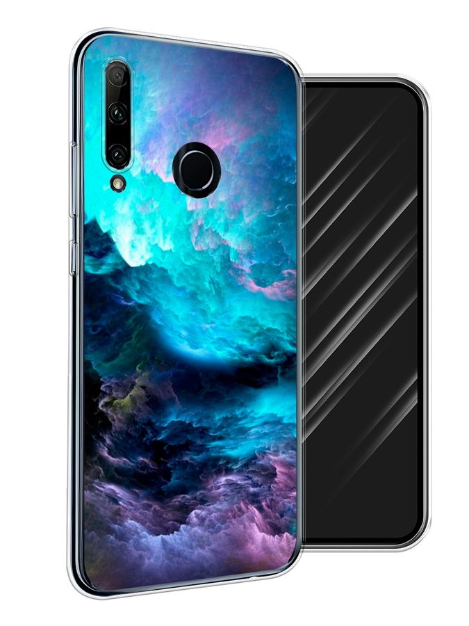 

Чехол Awog на Honor 10i "Бирюзовое небо", Фиолетовый;черный, 68850-4