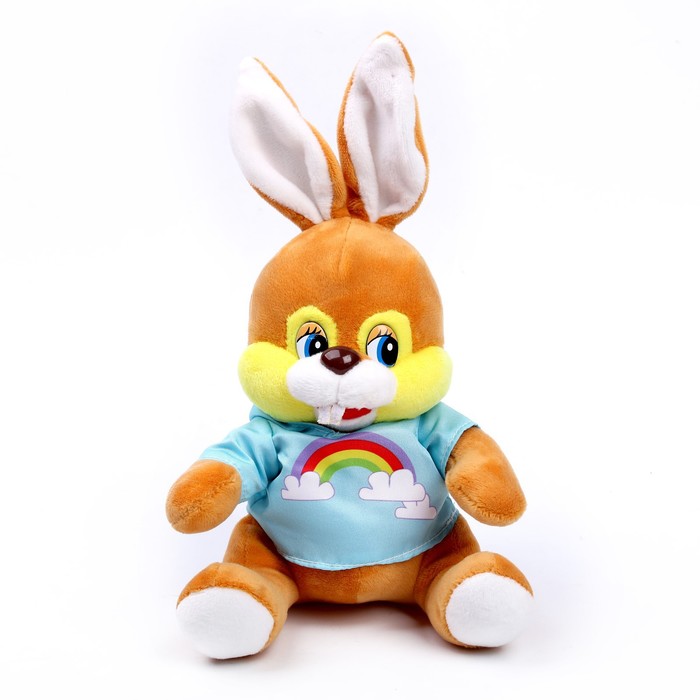 фото Мягкая игрушка «кролик в футболке» nobrand