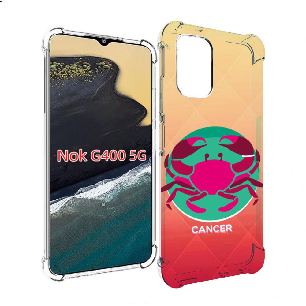 

Чехол MyPads знак зодиака рак 4 для Nokia G400 5G, Прозрачный, Tocco