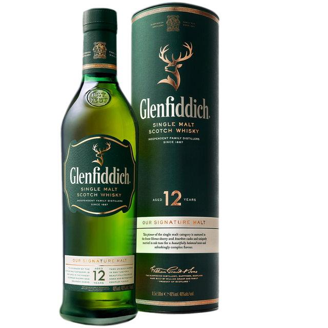 фото Виски гленфиддик 12 л 40% 0,5 п/у glenfiddich