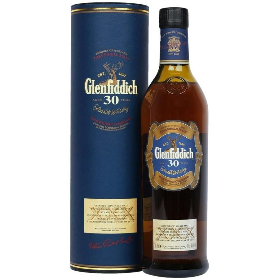 фото Виски гленфиддик 30 л 40% 0,75 туба glenfiddich