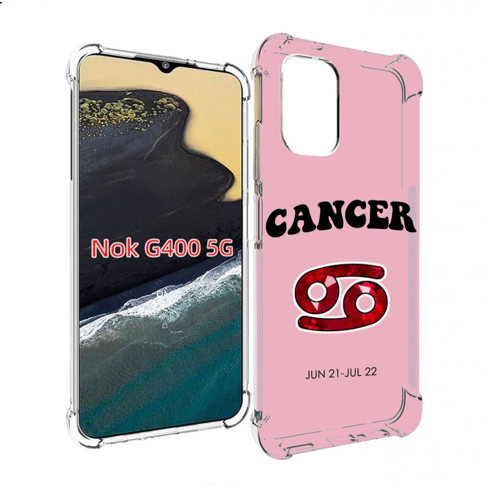 

Чехол MyPads знак зодиака рак 1 для Nokia G400 5G, Прозрачный, Tocco