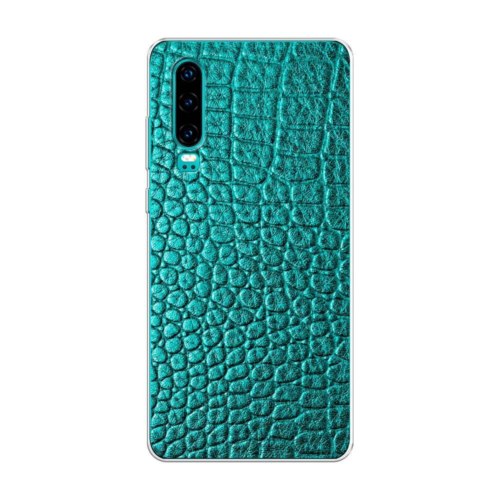 фото Чехол awog "бирюзовая змея" для huawei p30