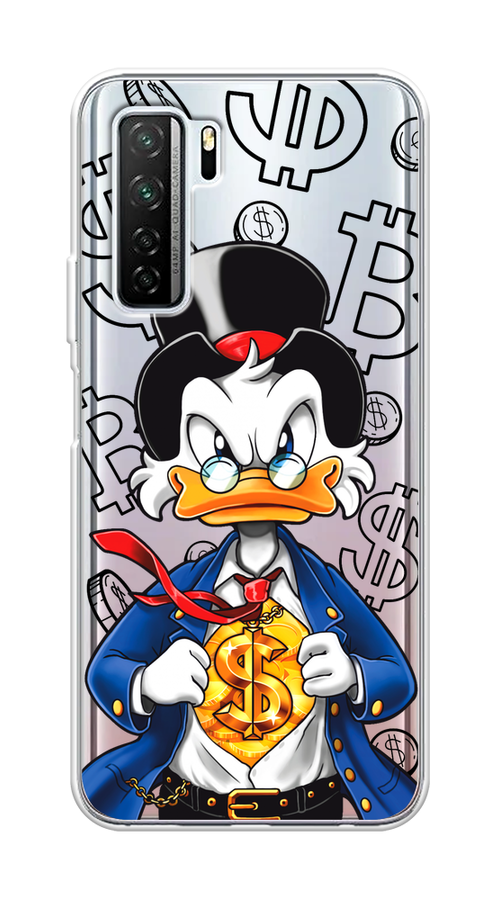 

Чехол на Honor 30S Global/Huawei P40 Lite 5G/Nova 7 SE "Scrooge Goldman", Черный;белый;синий, 6102850-1