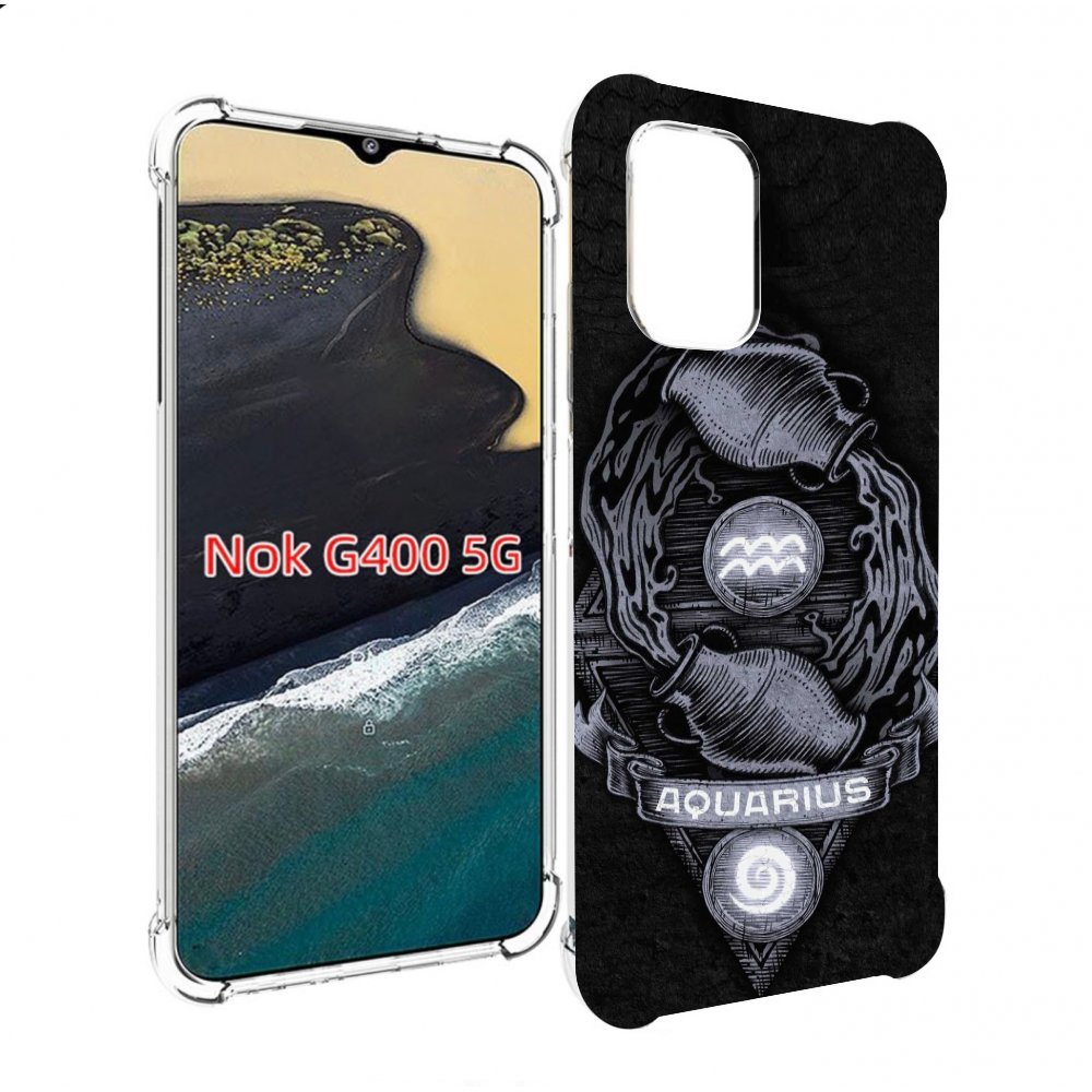 

Чехол MyPads знак зодиака водолеи 6 для Nokia G400 5G, Прозрачный, Tocco